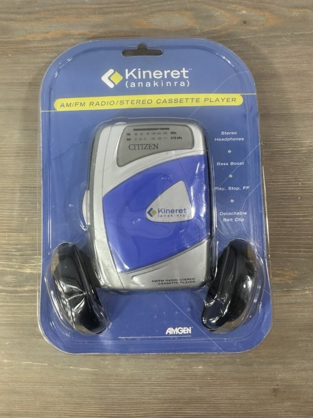 Citizen AW-310 AM/FM Radio Stereo Cassette Player With Headphone Open Box